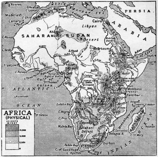 africa, map africa, map